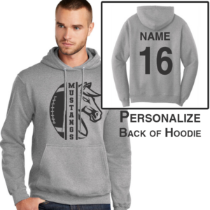 CBS Football Hoodie with Back